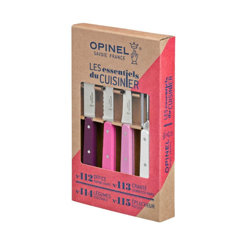 Набор ножей Opinel Les Essentiels Primarosa, нержавеющая сталь, (4 шт./уп.), 001736 фото 2